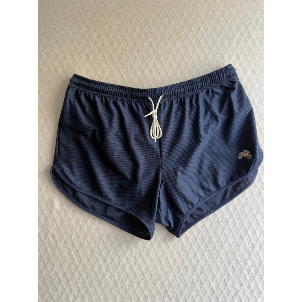 Tracksmith Van Cortlandt Mesh Running Shorts Navy Blue Polyester Collegiate